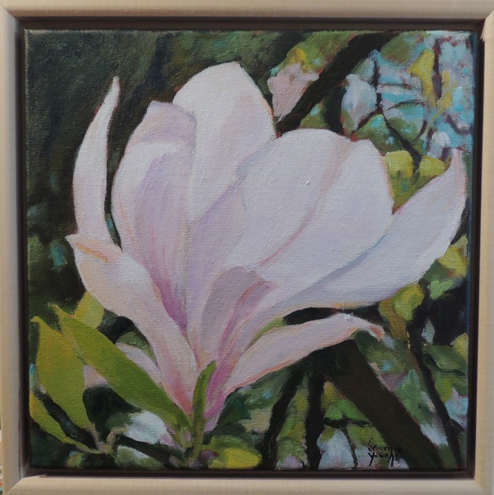 Magnolia framed 10 x10 $340